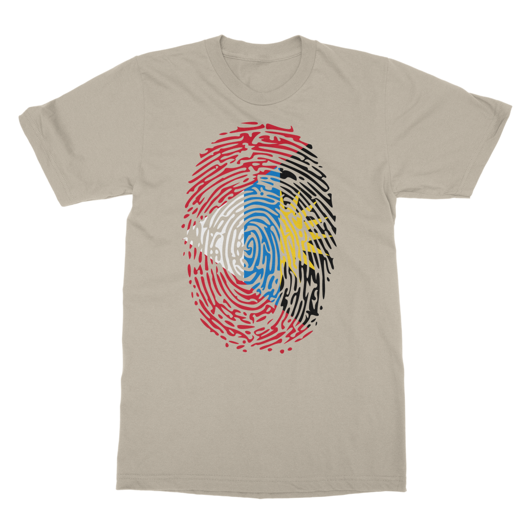 Antigua and Barbuda-Fingerprint Classic Adult T-Shirt