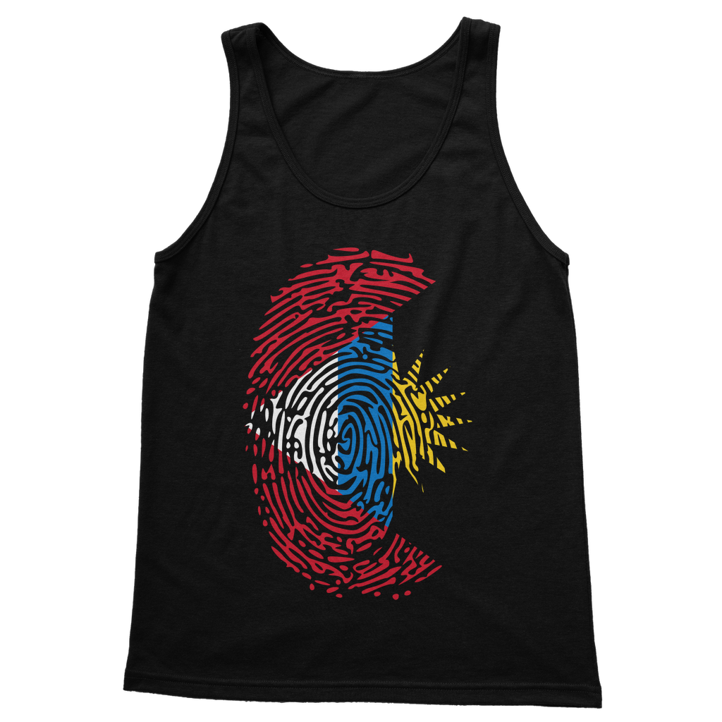 Antigua and Barbuda-Fingerprint Classic Adult Vest Top