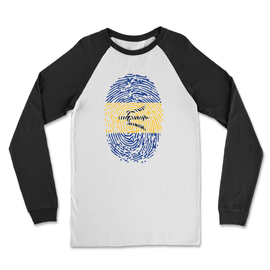 Barbados-Fingerprint Classic Raglan Long Sleeve Shirt