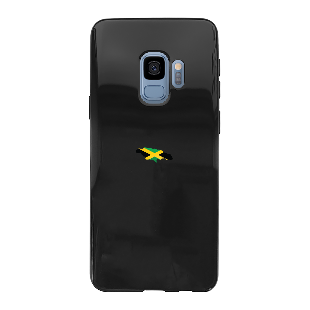 Jamaica Back Printed Black Soft Phone Case