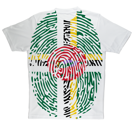 Dominica Fingerprint Sublimation Performance Adult T-Shirt