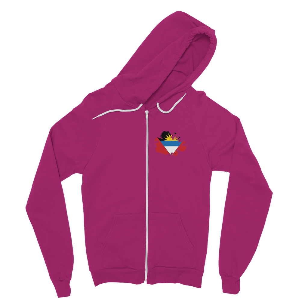 ANTIGUA AND BARBUDA Classic Adult Zip Hoodie