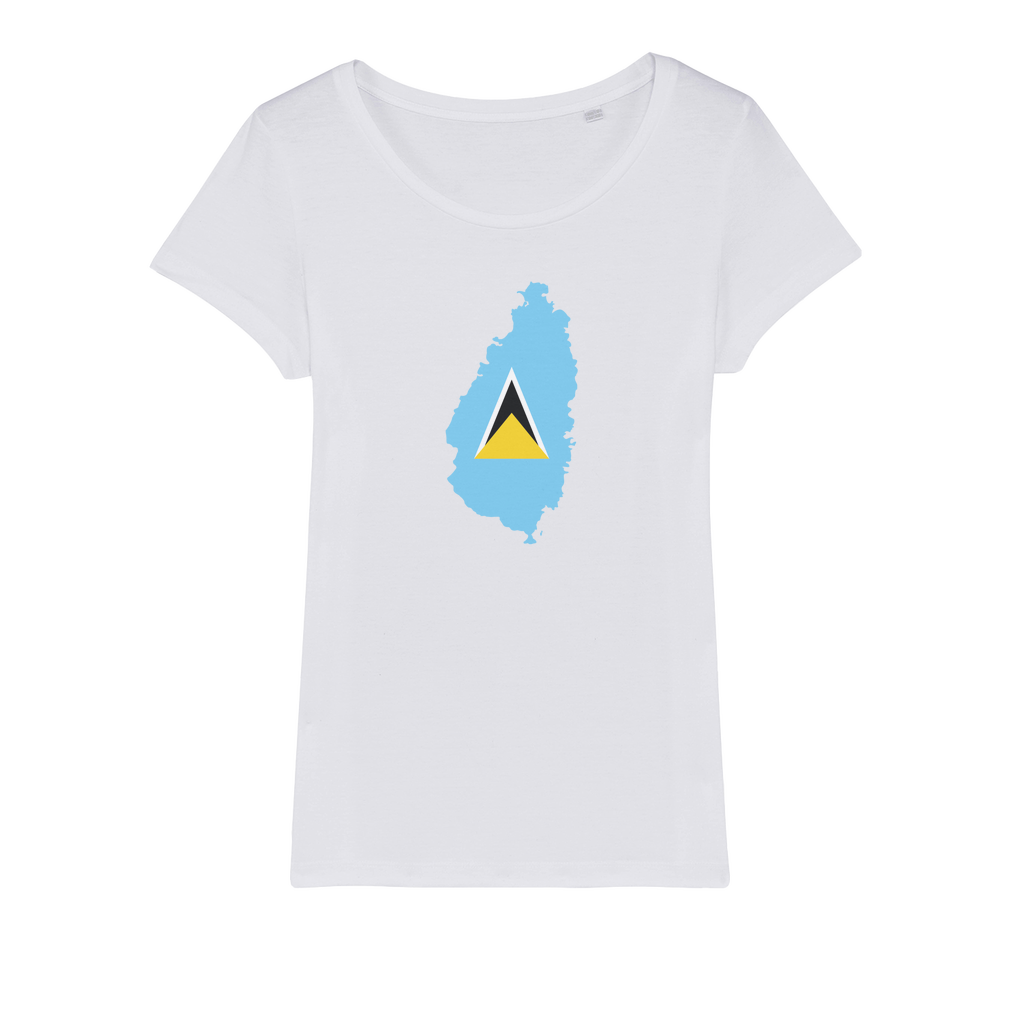 ST. LUCIA Organic Jersey Womens T-Shirt