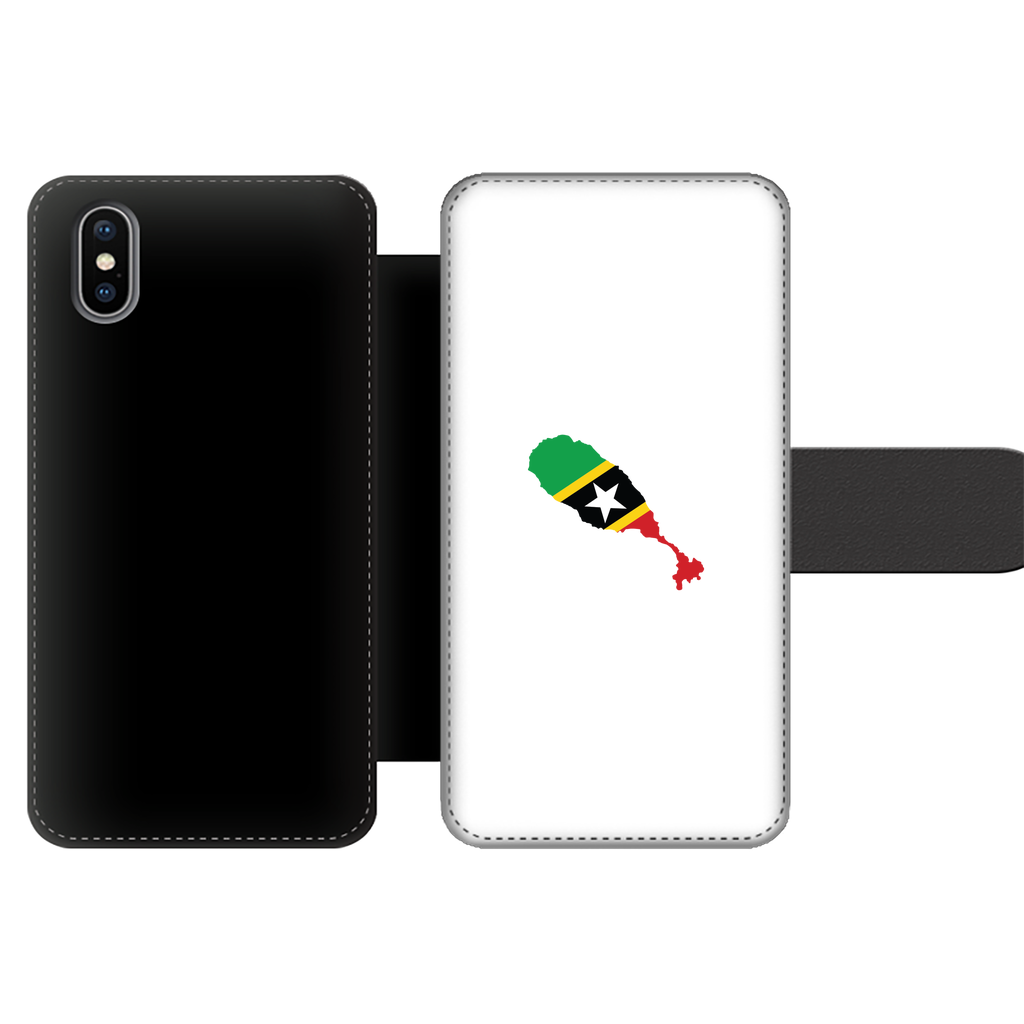 ST. KITTS & NEVIS Front Printed Wallet Cases