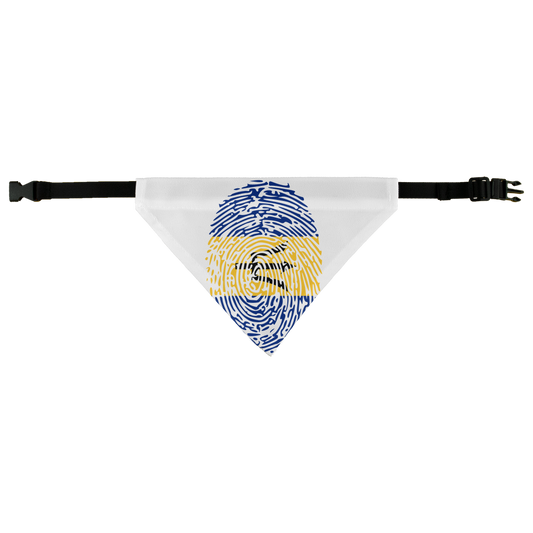 Barbados-Fingerprint Pet Bandana