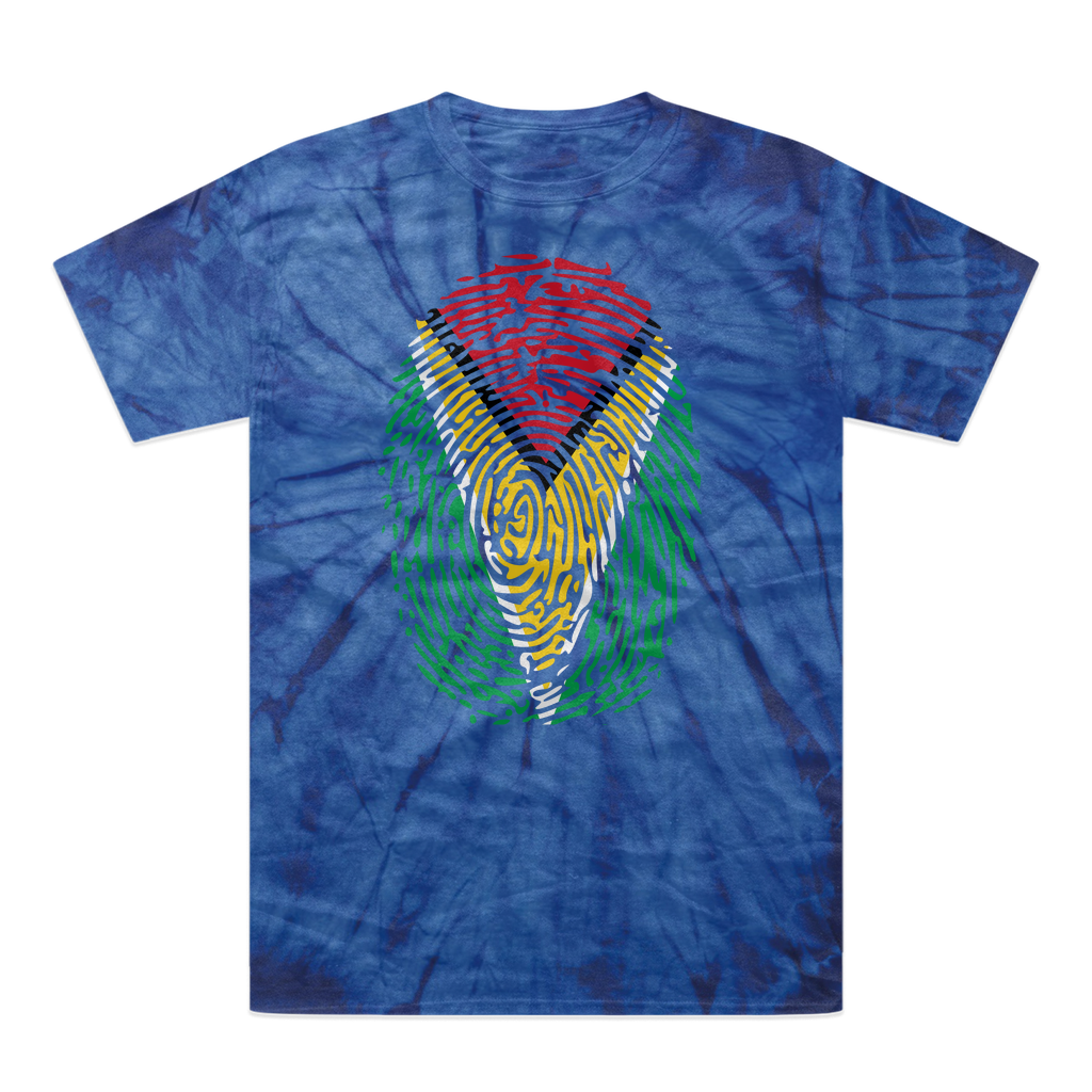 Guyana-Fingerprint Tonal Spider Tie-Dye T-Shirt