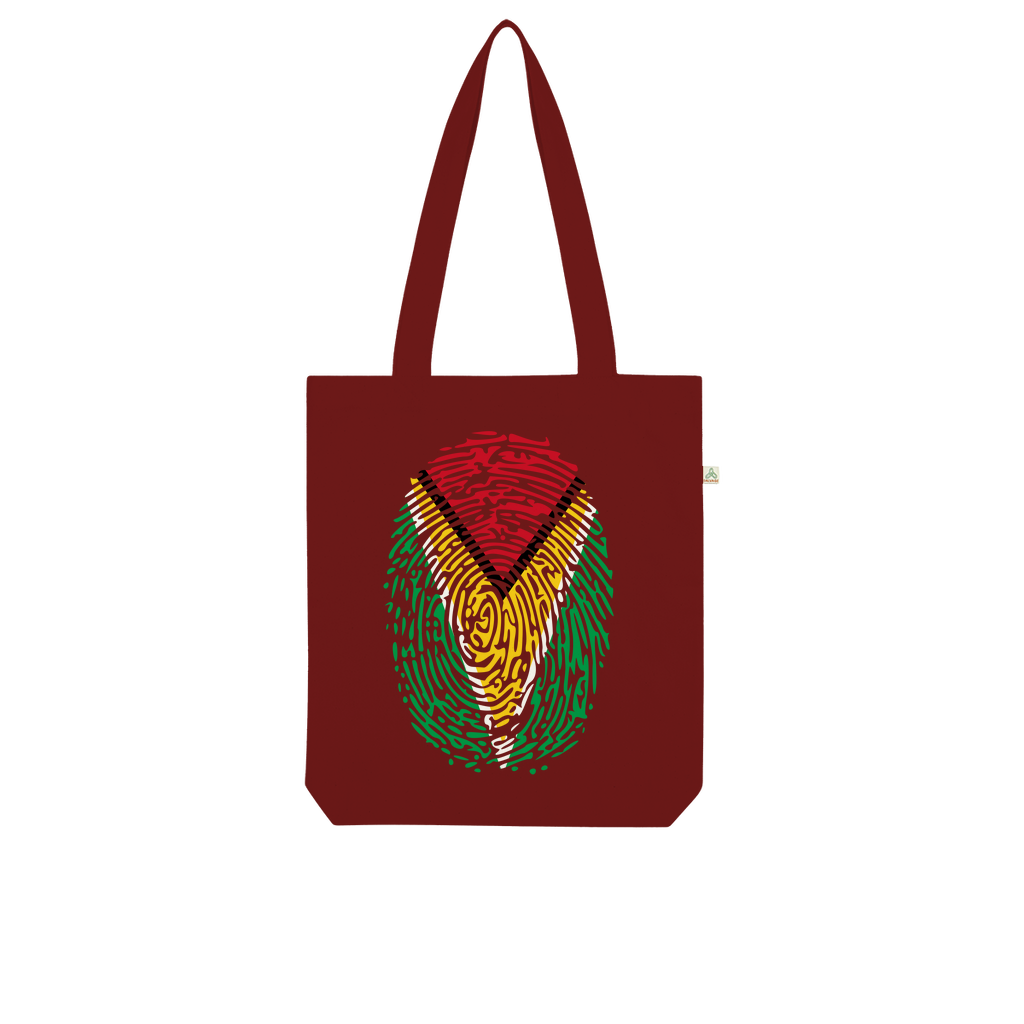 Guyana-Fingerprint Organic Tote Bag