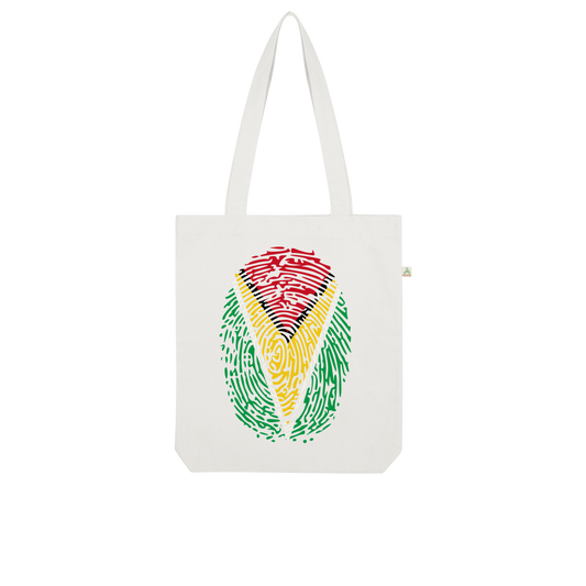 Guyana-Fingerprint Organic Tote Bag