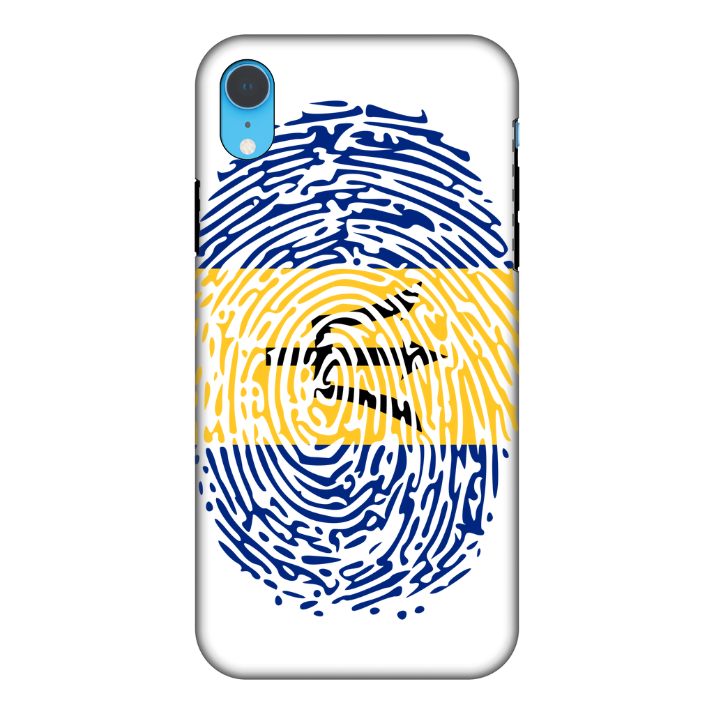 Barbados-Fingerprint Fully Printed Tough Phone Case