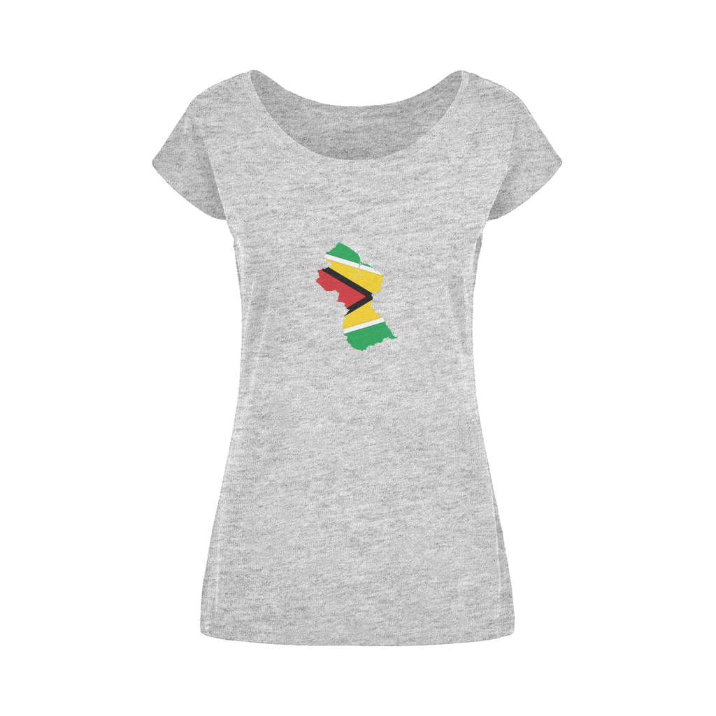 GUYANA Wide Neck Womens T-Shirt XS-5XL