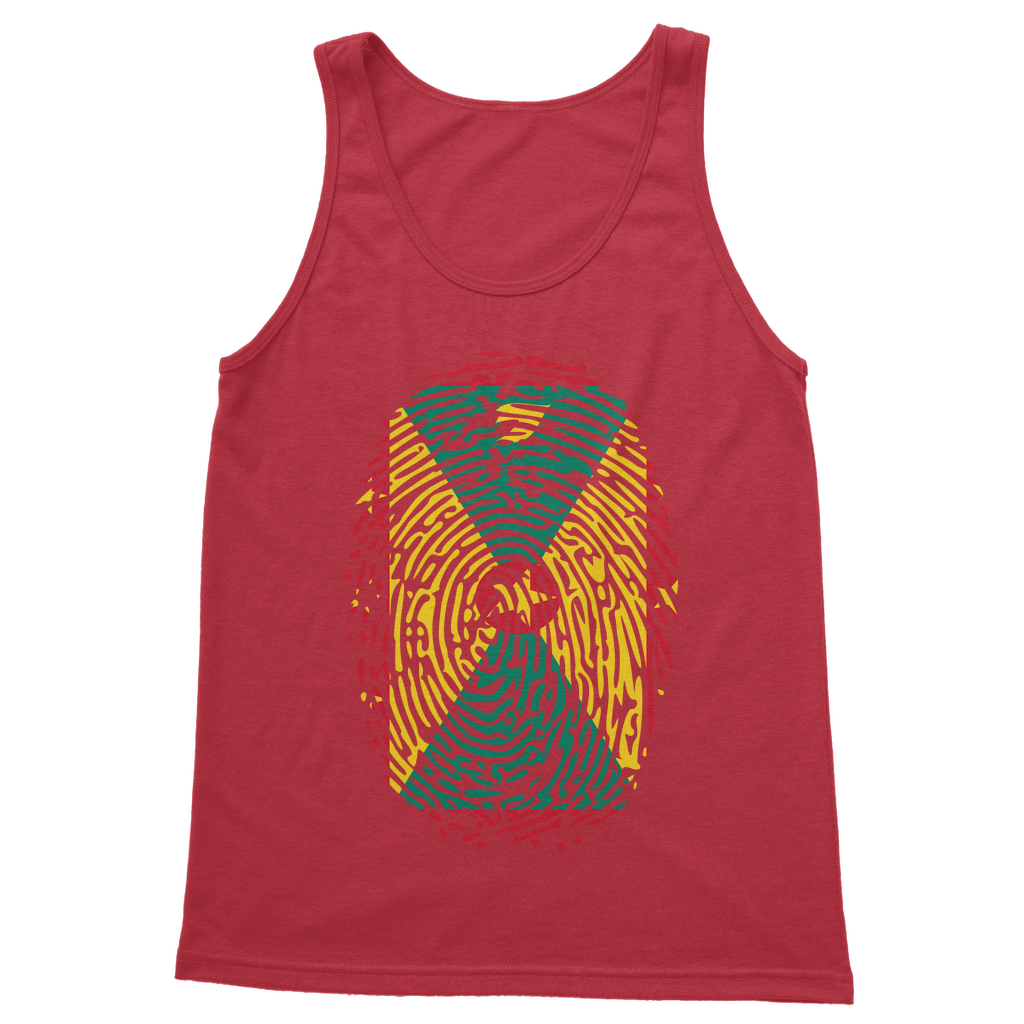 Grenada Fingerprint Classic Adult Vest Top