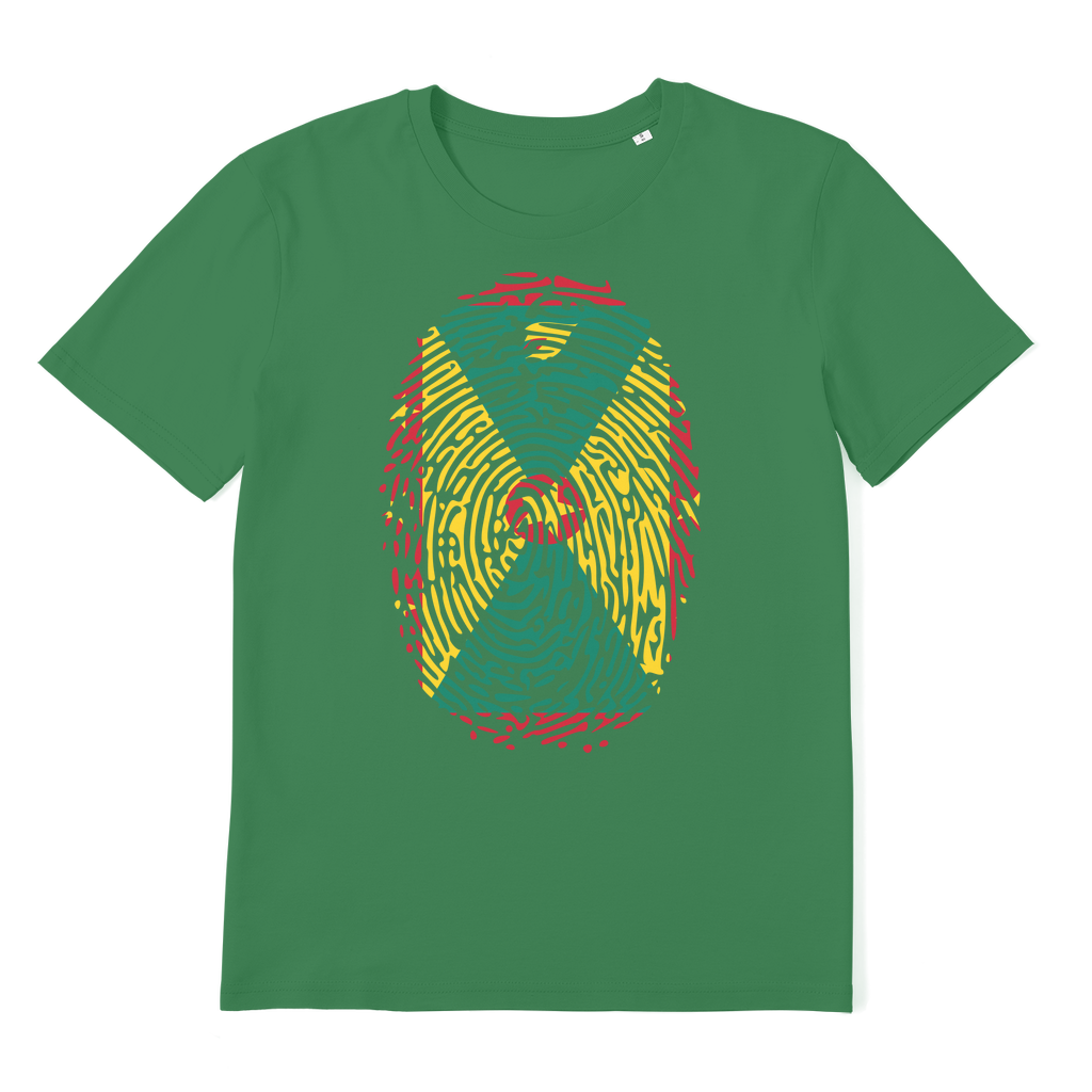 Grenada Fingerprint Premium Organic Adult T-Shirt