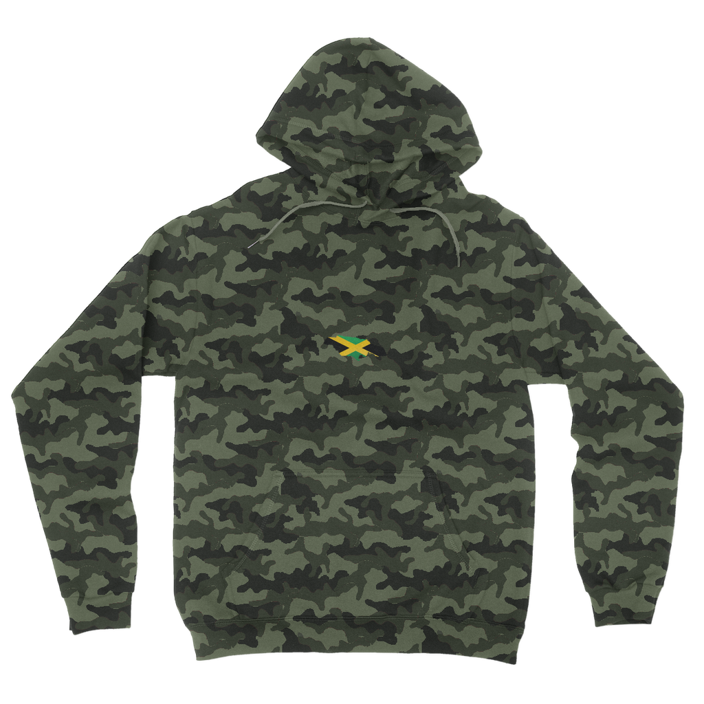 Jamaica Camouflage Adult Hoodie