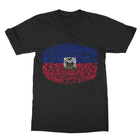 Haiti-Fingerprint Classic Adult T-Shirt