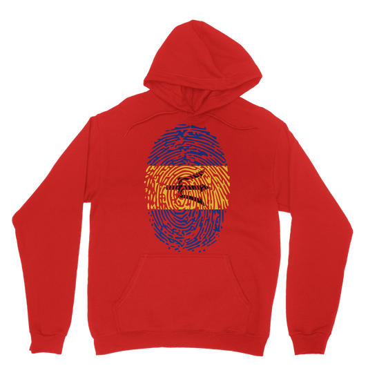 Barbados-Fingerprint Classic Adult Hoodie