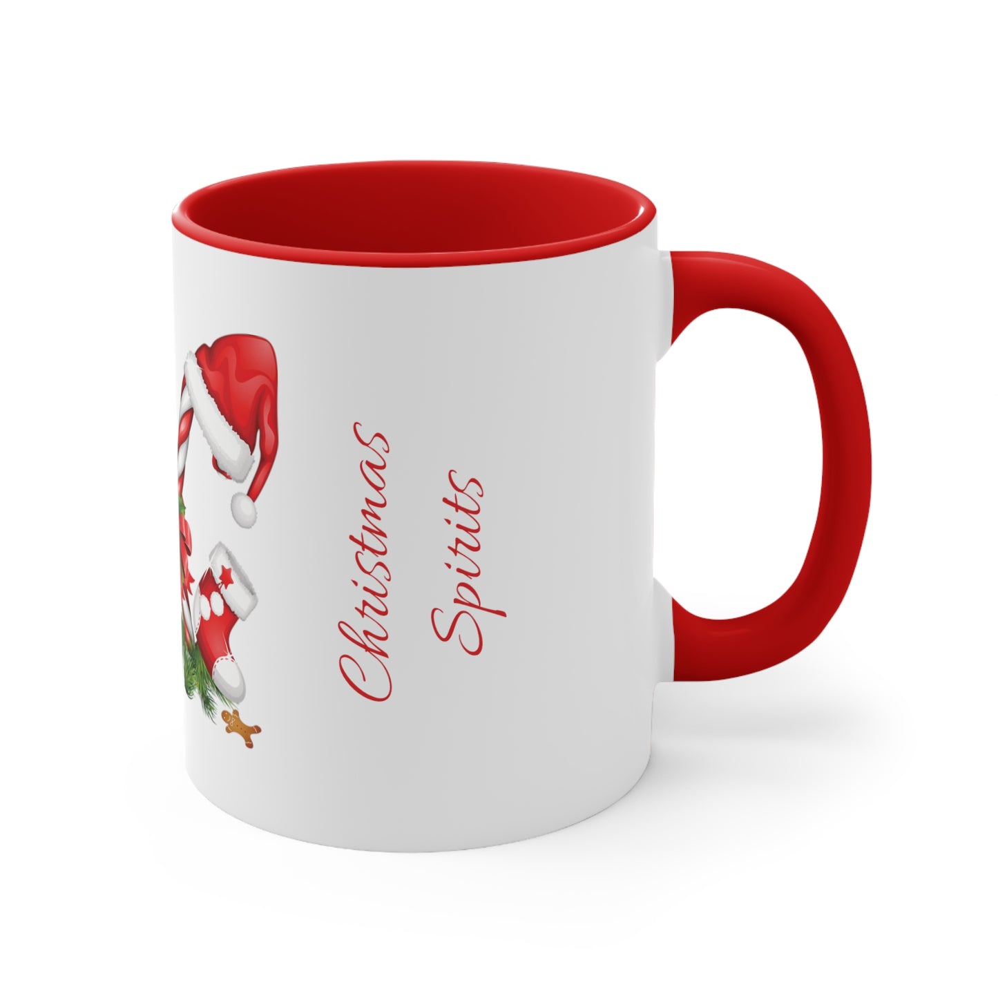 Christmas Spirits Accent Coffee Mug, 11oz