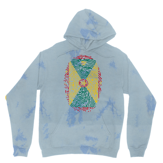 Grenada Fingerprint Tie Dye Hoodie