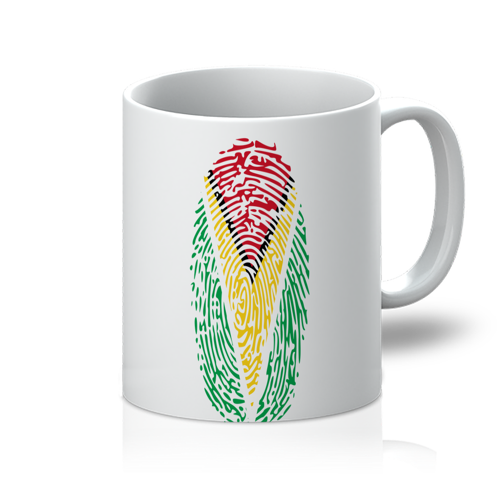 Guyana-Fingerprint 11oz Mug