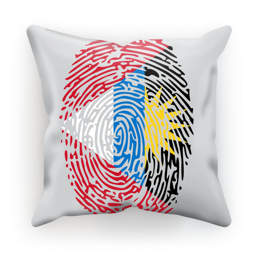 Antigua and Barbuda-Fingerprint Sublimation Cushion Cover