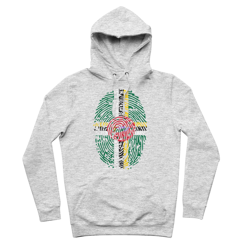 Dominica Fingerprint 100% Organic Cotton Hoodie