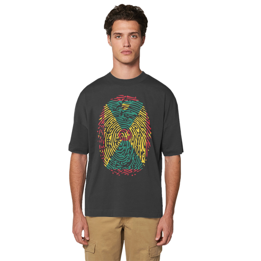 Grenada Fingerprint Premium Organic Oversized T-Shirt