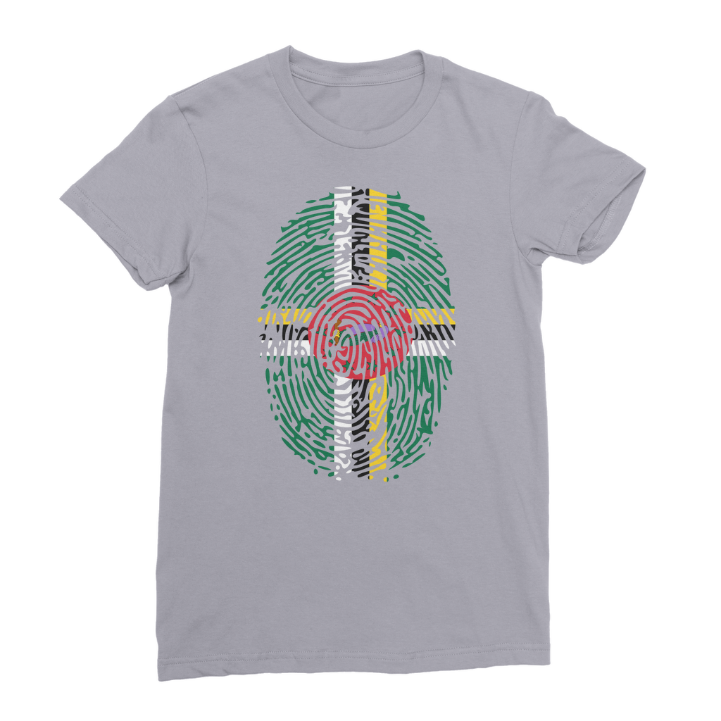 Dominica Fingerprint Premium Jersey Women's T-Shirt