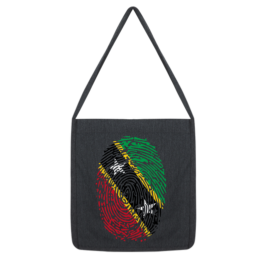 Saint Kitts and Nevis Fingerprint Classic Tote Bag