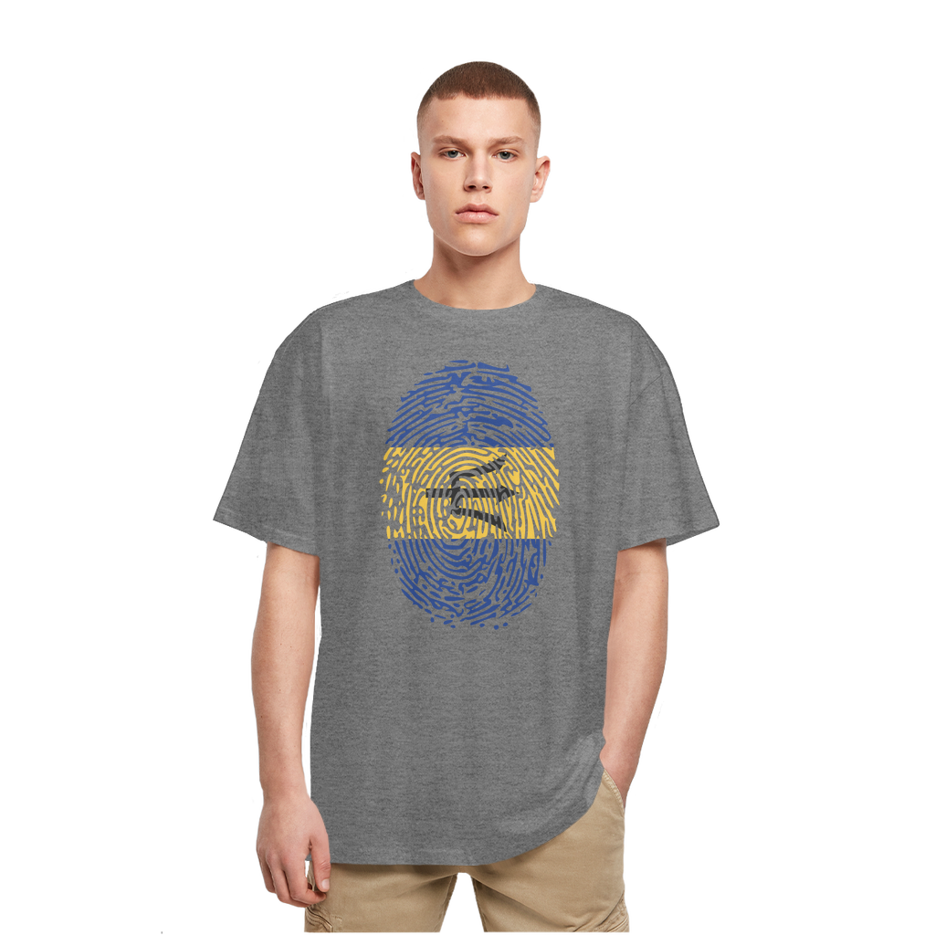 Barbados-Fingerprint Heavy Oversized T-Shirt