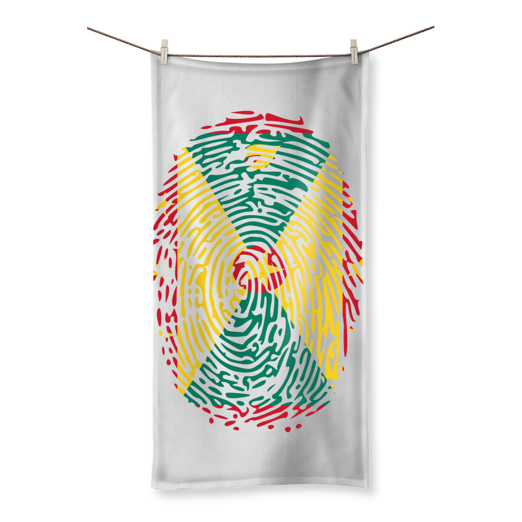 Grenada Fingerprint Sublimation All Over Towel