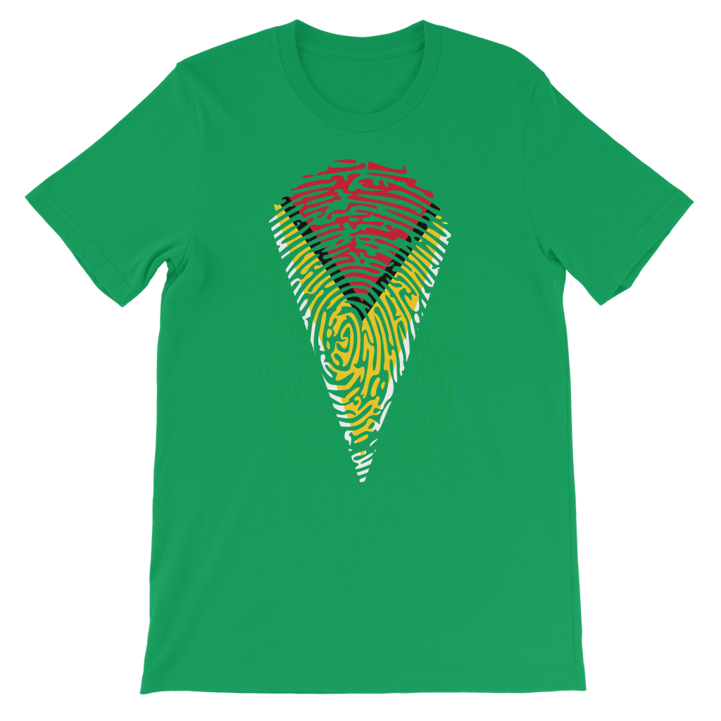 Guyana-Fingerprint Classic Kids T-Shirt