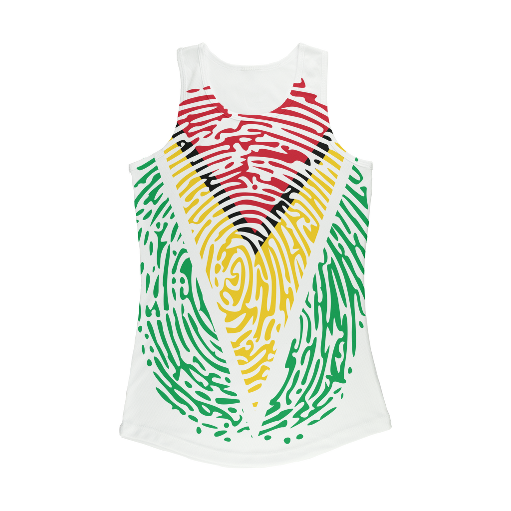 Guyana-Fingerprint Women Performance Tank Top