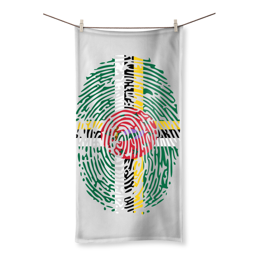 Dominica Fingerprint Sublimation All Over Towel