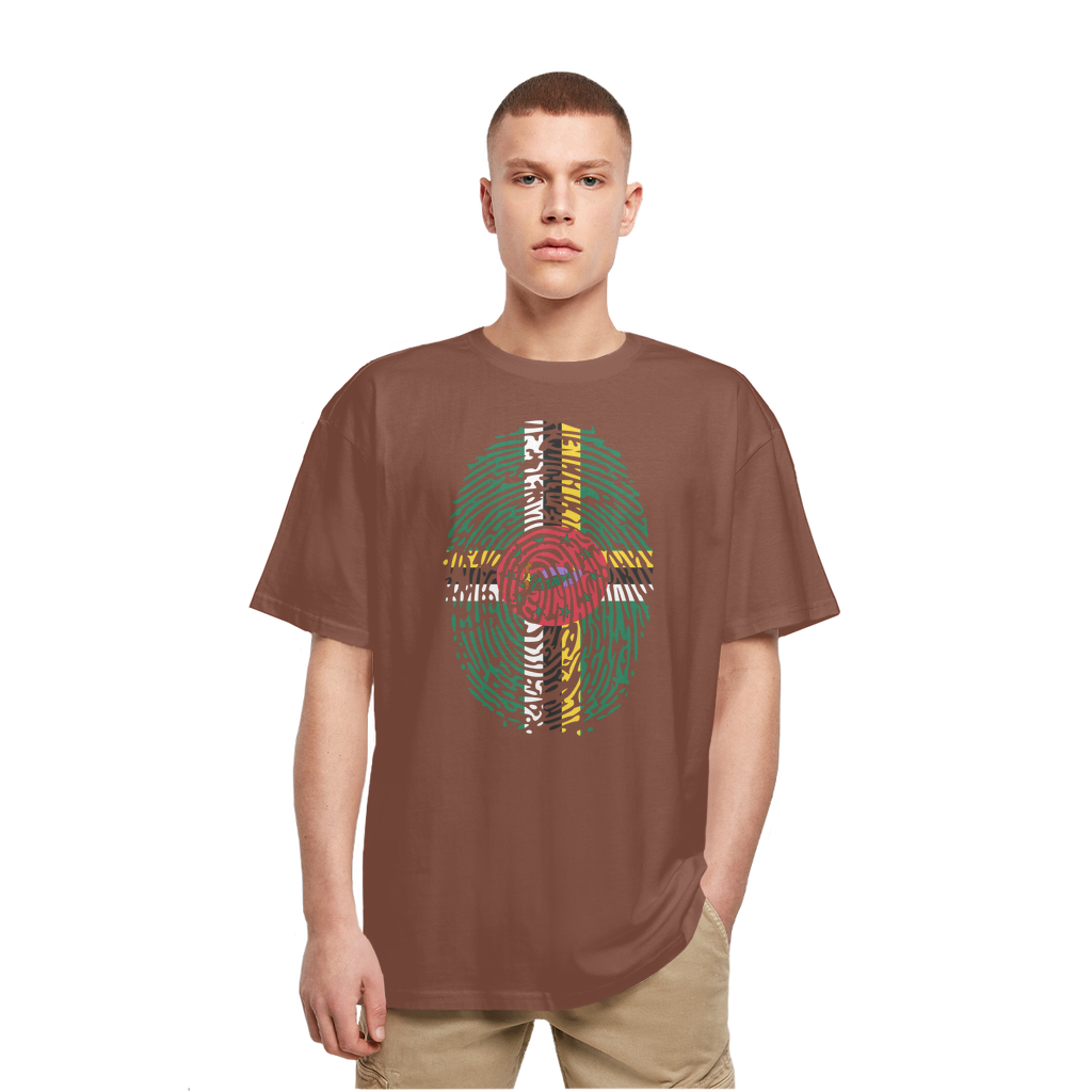 Dominica Fingerprint Heavy Oversized T-Shirt