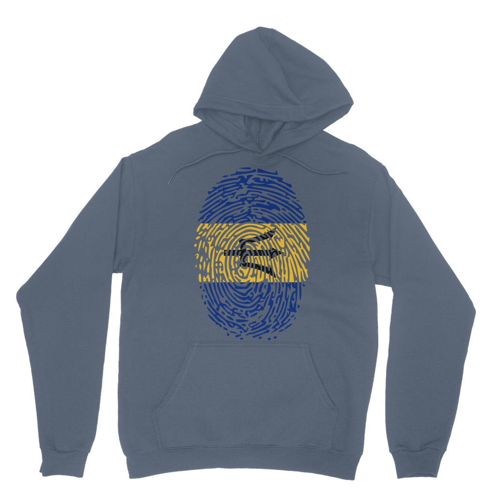 Barbados-Fingerprint Classic Adult Hoodie