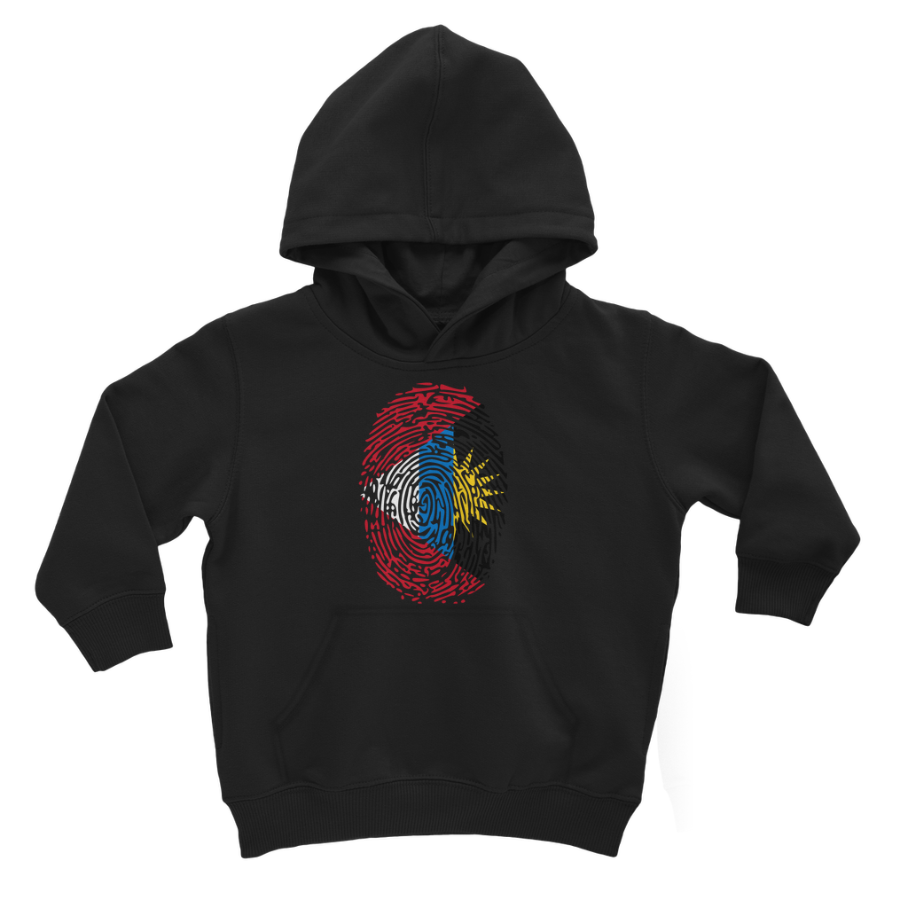 Antigua and Barbuda-Fingerprint Classic Kids Hoodie