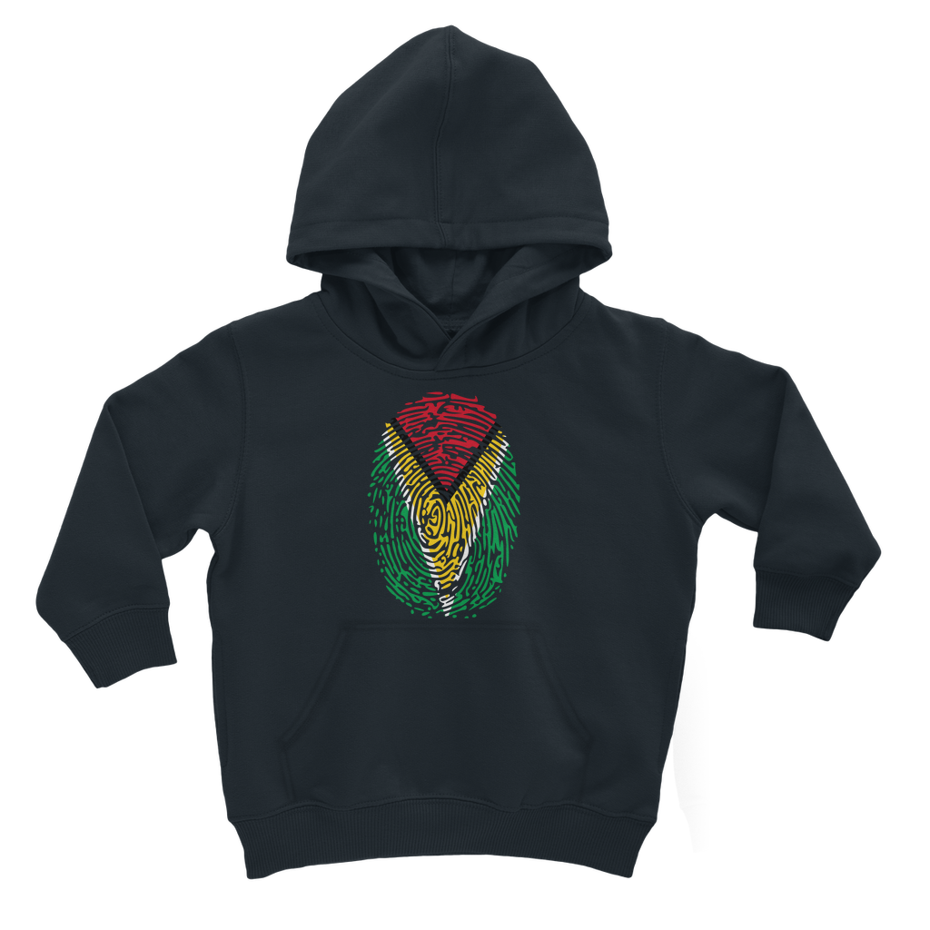 Guyana-Fingerprint Classic Kids Hoodie