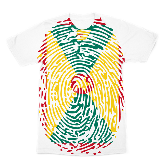 Grenada Fingerprint Premium Sublimation Adult T-Shirt