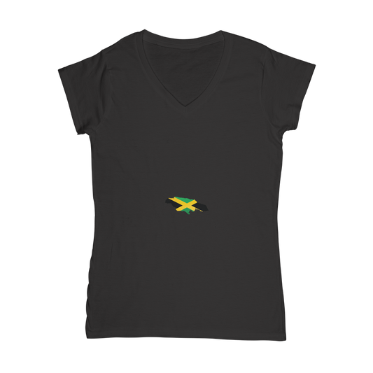 Jamaica Classic Women's V-Neck T-Shirt