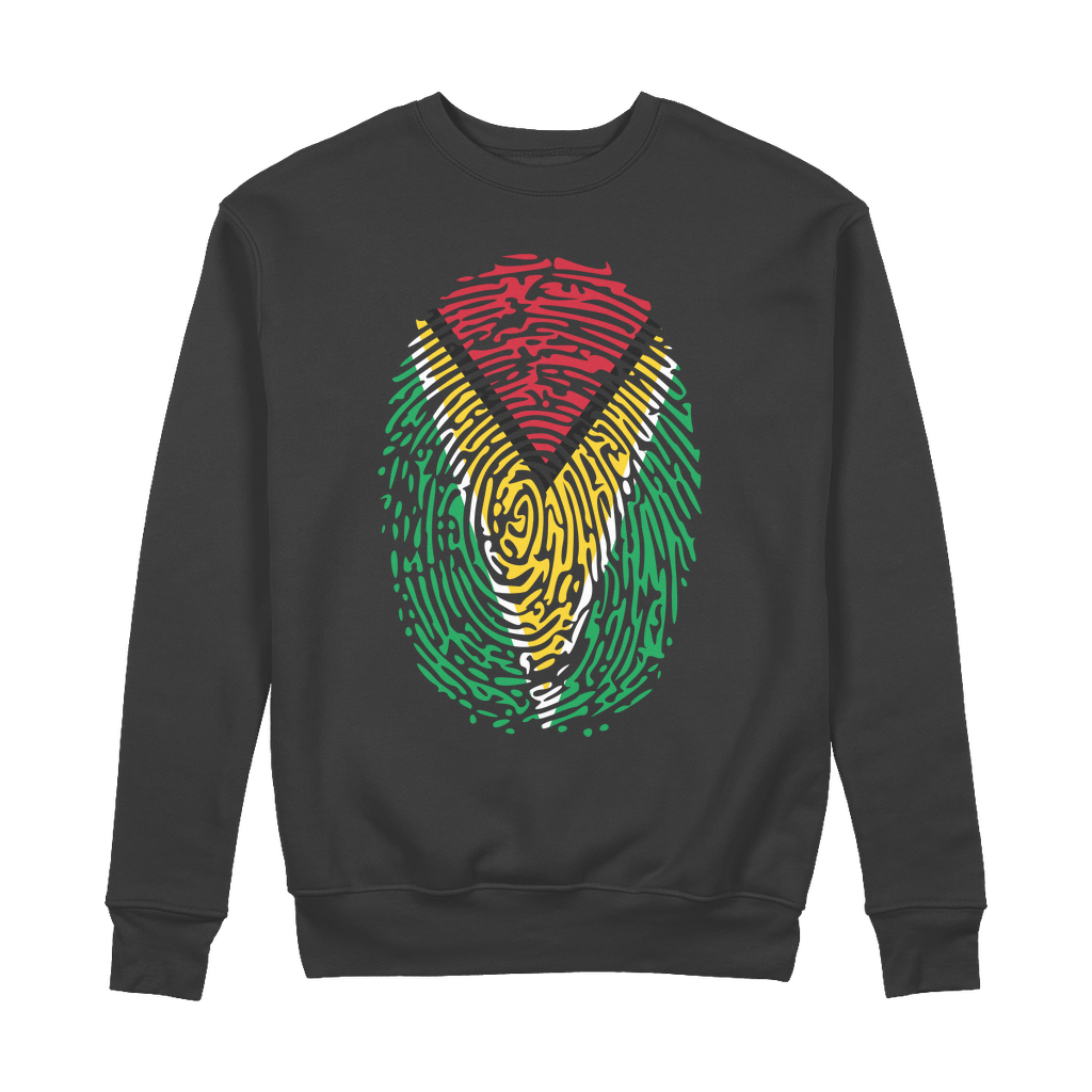 Guyana-Fingerprint 100% Organic Cotton Sweatshirt