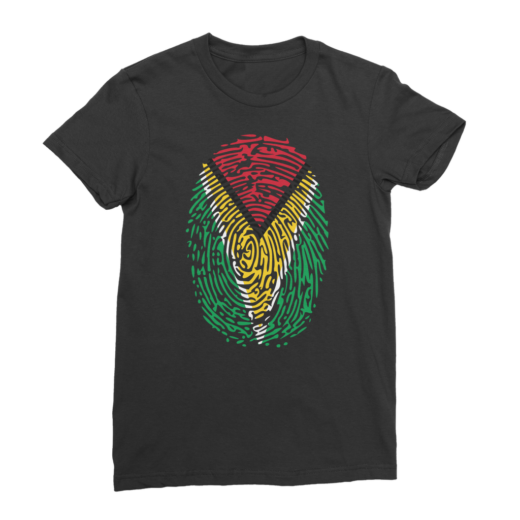 Guyana-Fingerprint Classic Women's T-Shirt