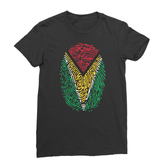 Guyana-Fingerprint Classic Women's T-Shirt