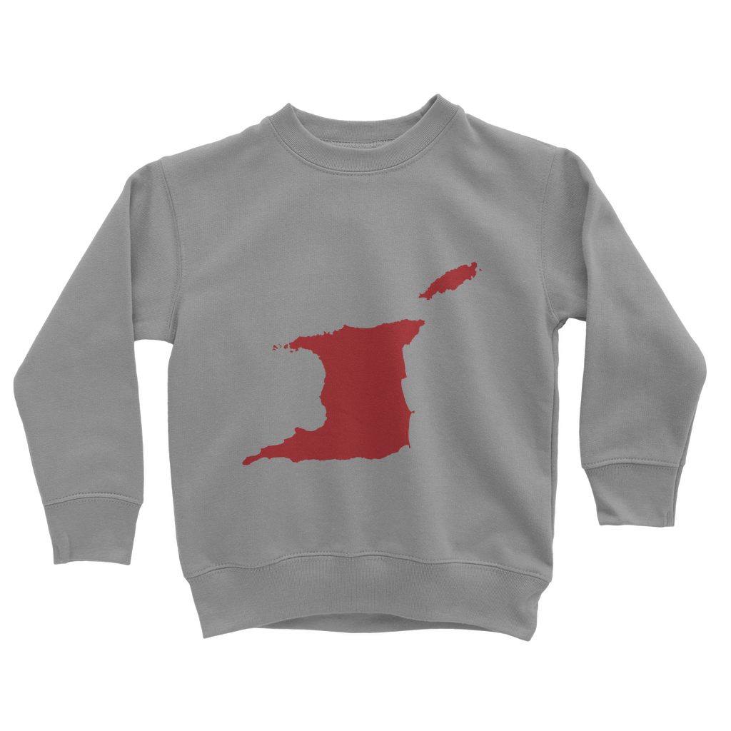 Trini and Tobago Map Classic Kids Sweatshirt