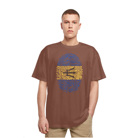 Barbados-Fingerprint Heavy Oversized T-Shirt