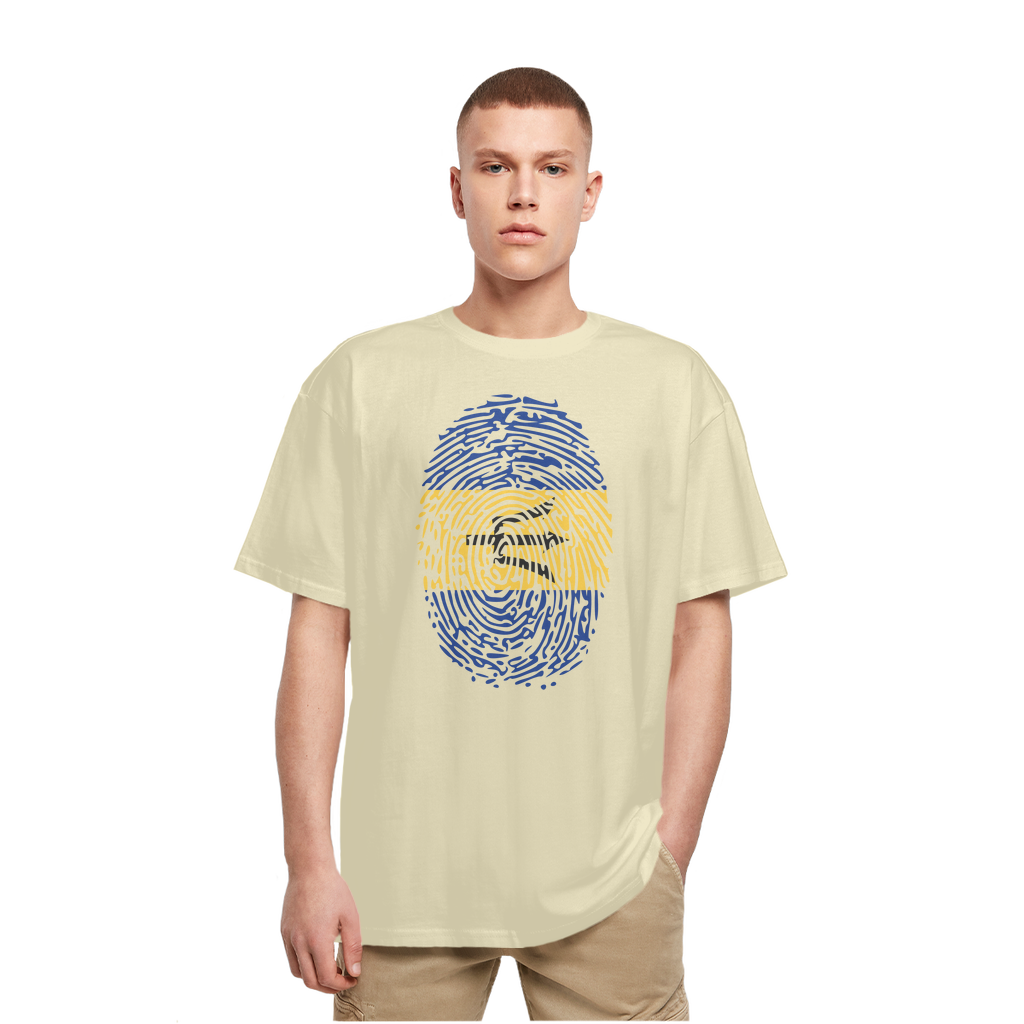 Barbados-Fingerprint Heavy Oversized T-Shirt