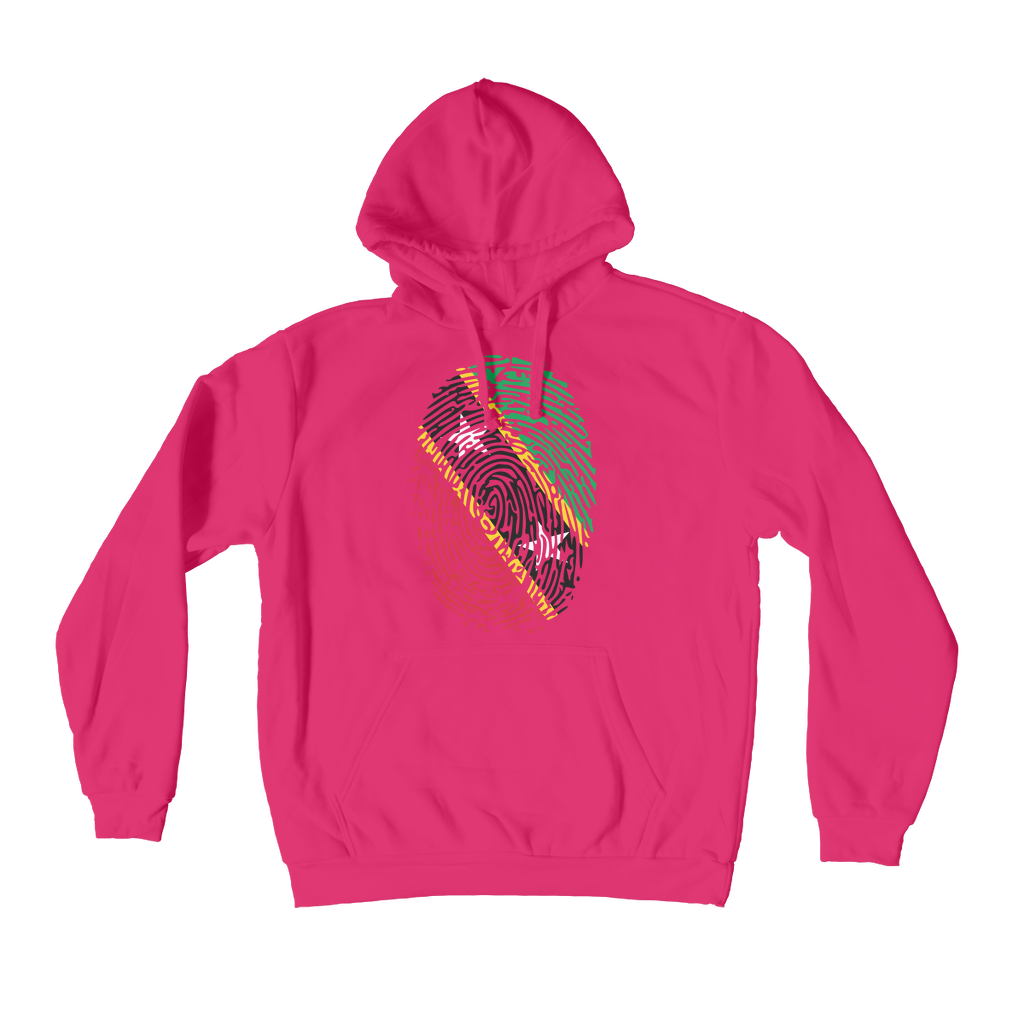 Saint Kitts and Nevis Fingerprint Bahamas Premium Adult Hoodie