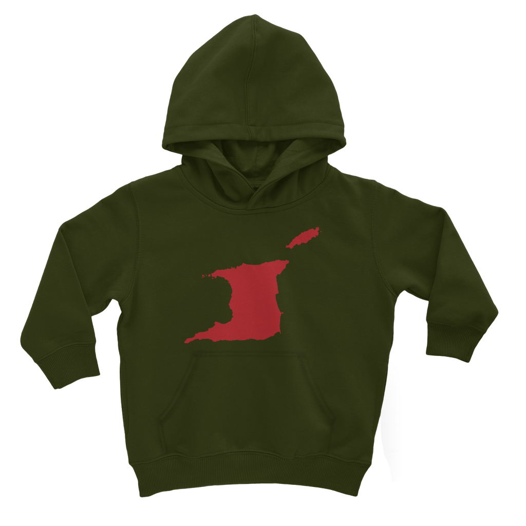 Trini and Tobago Map Classic Kids Hoodie