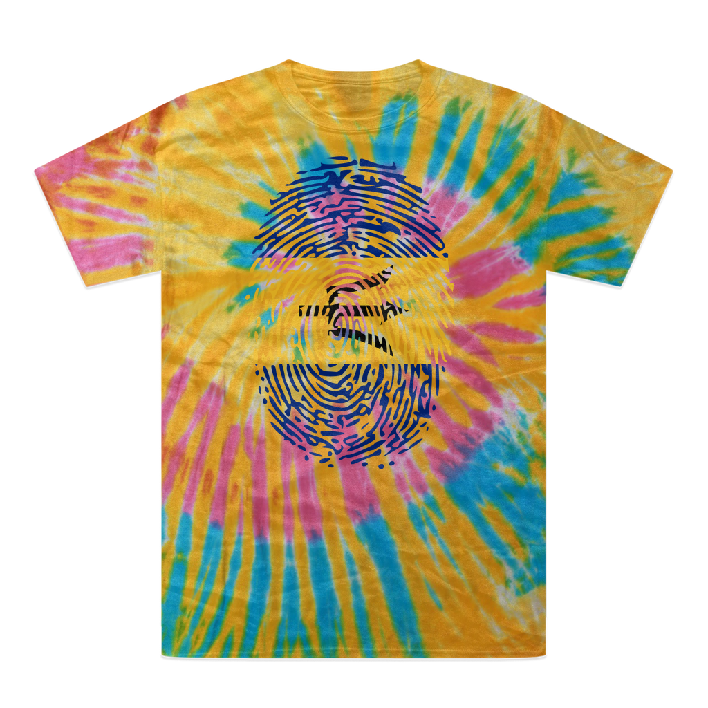 Barbados-Fingerprint Tie-Dye T-Shirt