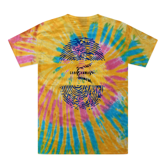 Barbados-Fingerprint Tie-Dye T-Shirt