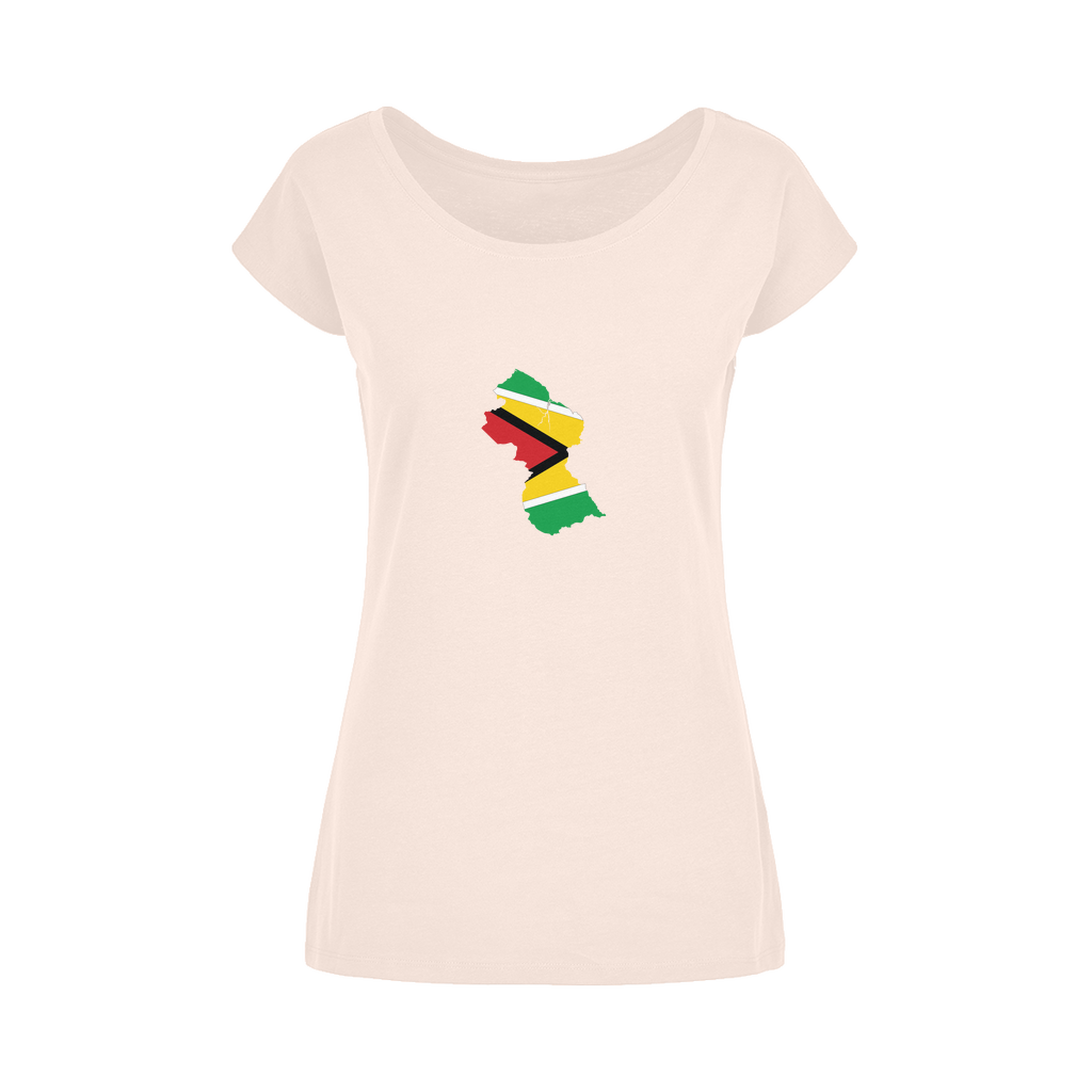 GUYANA Wide Neck Womens T-Shirt XS-5XL