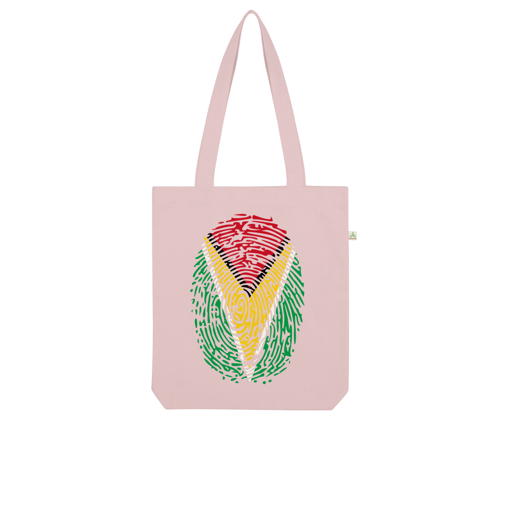 Guyana-Fingerprint Organic Tote Bag